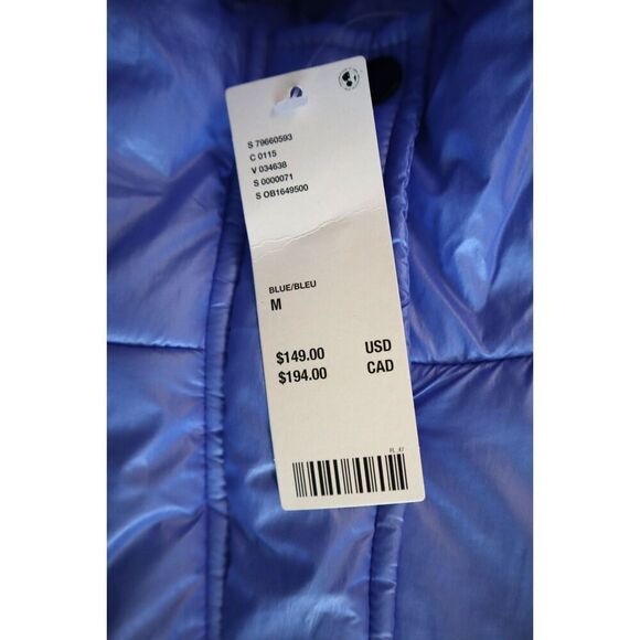 Urban Outfitters OB1649500 Women's Sz M Blue Hooded Oversized Puffer Jacket - Picture 4 of 16